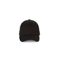 K-UP Uniszex sapka K-UP KP185 Cap With Contrasting Sandwich peak - 6panels -Egy méret, Black