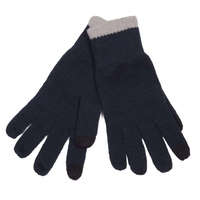 K-UP Uniszex kesztyű K-UP KP425 Touch Screen Knitted Gloves -L/XL, Navy/Light Grey