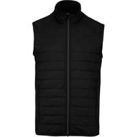 Proact Uniszex kabát Proact PA235 Dual-Fabric Sleeveless Sports Jacket -XL, Black/Black
