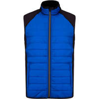 Proact Uniszex kabát Proact PA235 Dual-Fabric Sleeveless Sports Jacket -XL, Dark Royal Blue/Black