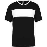 Proact Gyerek póló Proact PA4001 Kids&#039; Short Sleeve Jersey -10/12, Black/White