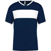 Proact Gyerek póló Proact PA4001 Kids&#039; Short Sleeve Jersey -10/12, Sporty Navy/White