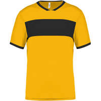 Proact Gyerek póló Proact PA4001 Kids&#039; Short Sleeve Jersey -10/12, Sporty Yellow/Black