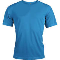 Proact Férfi póló Proact PA438 Men&#039;S Short-Sleeved Sports T-Shirt -XL, Aqua Blue