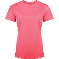 Proact Női póló Proact PA439 Ladies&#039; Short-Sleeved Sports T-Shirt -2XL, Fluorescent Pink
