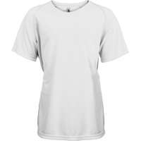 Proact Gyerek póló Proact PA445 Kids&#039; Short Sleeved Sports T-Shirt -10/12, White
