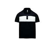 Proact Gyerek póló Proact PA494 Kids&#039; Short Sleeve polo Shirt -10/12, Black/White