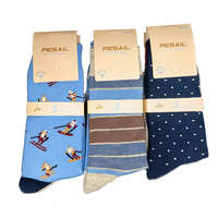 Pesail Pesail 3 pár prémium férfi zokni, vegyes színben 40-46