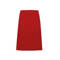 Premier Uniszex, női, férfi kötény, szakács, pincér Premier PR131 Calibre&#039; Heavy Cotton Canvas Waist Apron -Egy méret, Red