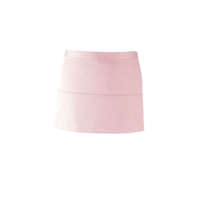 Premier Uniszex, női, férfi kötény, szakács, pincér Premier PR155 Colours Collection’ Three pocket Apron -Egy méret, Pink