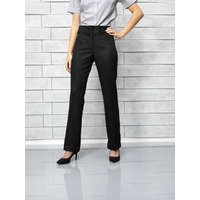 Premier Női nadrág Premier PR532L Extra Long Ladies Flat Front Hospitality Trouser -XS, Black