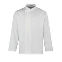 Premier Uniszex Premier PR669 ‘Culinary’ Chef’S Long Sleeve pull On Tunic -XS, White