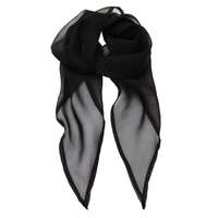 Premier Női sál Premier PR740 Colours Collection&#039; plain Chiffon Scarf -Egy méret, Black