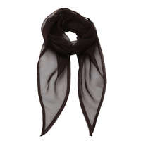 Premier Női sál Premier PR740 Colours Collection&#039; plain Chiffon Scarf -Egy méret, Brown