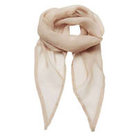 Premier Női sál Premier PR740 Colours Collection&#039; plain Chiffon Scarf -Egy méret, Natural