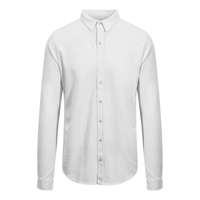 So Denim Férfi ing So Denim SD042 Oscar Knitted Shirt -XL, White