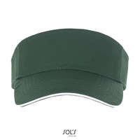 SOL&#039;S Uniszex sapka SOL&#039;S SO01196 Sol&#039;S Ace - visor -Egy méret, Forest Green/White