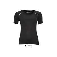 SOL&#039;S Női póló SOL&#039;S SO01415 Sol&#039;S Sydney Women - Short Sleeve Running T-Shirt -L, Black