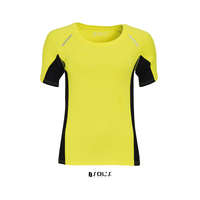 SOL&#039;S Női póló SOL&#039;S SO01415 Sol&#039;S Sydney Women - Short Sleeve Running T-Shirt -XS, Neon Yellow