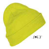 SOL&#039;S Uniszex sapka SOL&#039;S SO01664 Sol&#039;S pittsburgh - Solid-Colour Beanie With Cuffed Design -Egy méret, Neon Yellow
