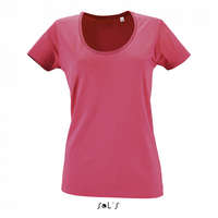 SOL&#039;S Női póló SOL&#039;S SO02079 Sol&#039;S Metropolitan - Mély Kivágású Környakú póló -2XL, Flash Pink