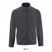 SOL&#039;S Férfi kabát SOL&#039;S SO02093 Sol&#039;S norman Men - plain Fleece Jacket -2XL, Charcoal Grey