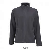 SOL&#039;S Női kabát SOL&#039;S SO02094 Sol&#039;S norman Women - plain Fleece Jacket -M, Charcoal Grey