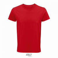 SOL&#039;S Férfi póló SOL&#039;S SO03582 Sol&#039;S Crusader Men - Round-neck Fitted Jersey T-Shirt -XL, Red