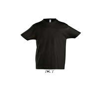 SOL&#039;S Gyerek póló SOL&#039;S SO11770 Sol&#039;S Imperial Kids - Round neck T-Shirt -12A, Deep Black