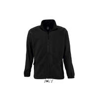 SOL&#039;S Uniszex kabát SOL&#039;S SO55000 Sol&#039;S north Men - Zipped Fleece Jacket -L, Black
