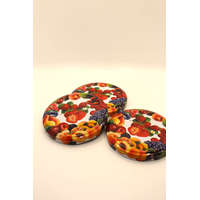 82-es konzervtető - gyümölcs mintás