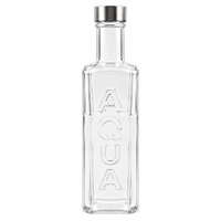 Üvegpalack Aqua 1 lit. ezüstszínű csavarzárral