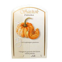 Pálinkás címke - Sütőtök (nagy)