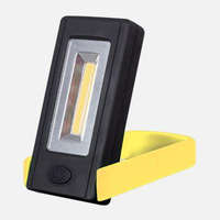 Elmark Elemes LED kézi lámpa mágnessel és rögzítő clippel sárga