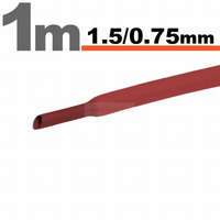 Globiz Zsugorcső 1,5mm/0,75mm piros