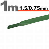 Globiz Zsugorcső 1,5mm/0,75mm zöld