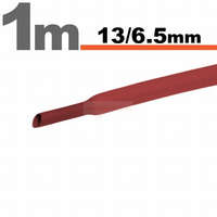 Globiz Zsugorcső 13mm/6,5mm piros