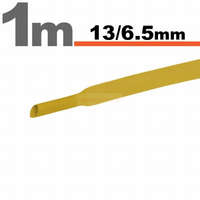 Globiz Zsugorcső 13mm/6,5mm sárga