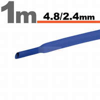 Globiz Zsugorcső 4,8mm/2,4mm kék