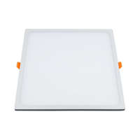 V-Tac Keret nélküli LED panel 8W - meleg fehér, négyzet alakú