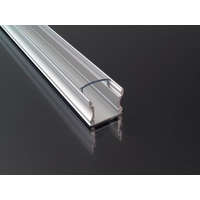 Alu-LED Alumínium profil eloxált led szalaghoz, surface 2, átlátszó búrával