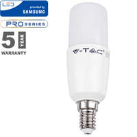V-Tac E14 LED lámpa 7.5WT37 rúd - 6500K