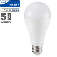 V-Tac LED lámpa E27 (8,5W/200°) Körte A60, hideg fehér PRO Samsung