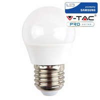 V-Tac LED lámpa E27 (4,5Watt/180°) PRO - hideg fehér, Samsung