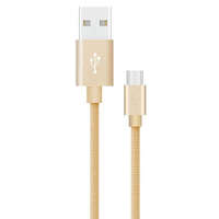 V-Tac Platinum USB - USB-C nejlon-szövetkábel (1 méter) arany - USB 2.0