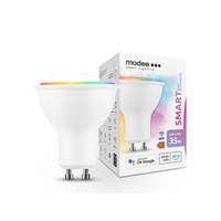 MODEE LED lámpa GU10 (4.7W/110°) állítható RGB+CCT és fényerő Wi-Fi vezérléssel