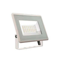 V-Tac LED reflektor, fehér ház (30W/110°) - meleg fehér