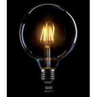 Elmark LED lámpa vintage G125 E27 dimmelhető (8Watt/360°) izzószálas, Retro, extra meleg fehér