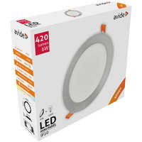 Avide Avide LED Beépíthető Kerek Mennyezeti Lámpa ALU Szatén nikkel 6W NW 4000K