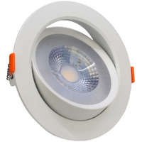 Tracon Beépíthető álmennyezeti LED lámpatest, forgatható 200-240 V, 50Hz, 12W, 4000K, 960lm, 38°, IP20, EEI=G